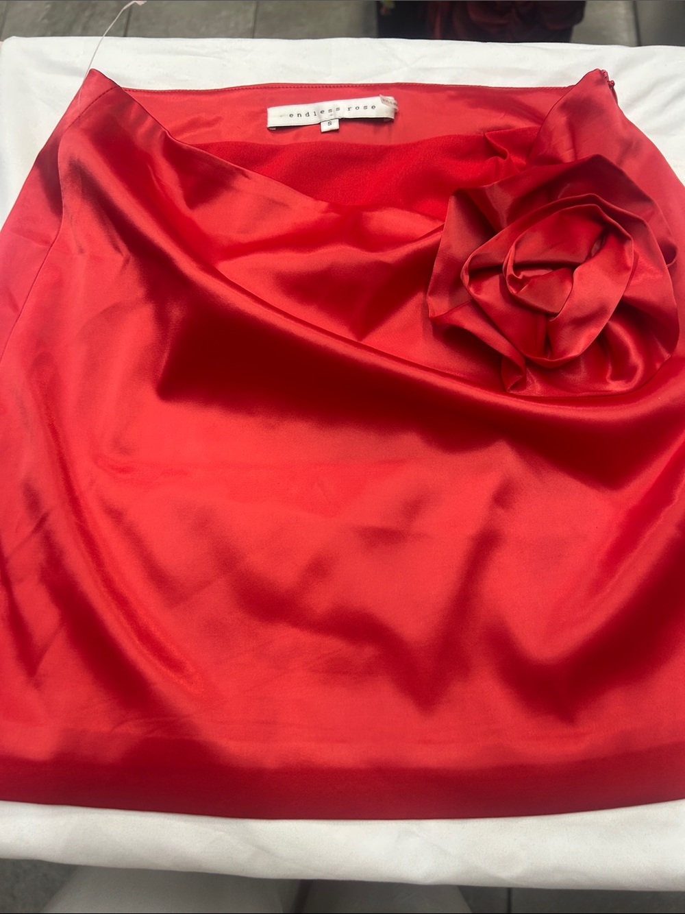 Nwot New  Unworn Endless Rose CORSAGE TRIM MINI SKIRT